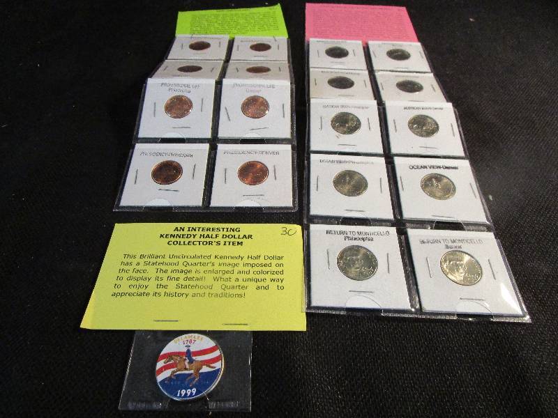 Westward Journey Nickel Series, 2009 Lincoln Cents and Kennnedy Half Dollar Collector Item