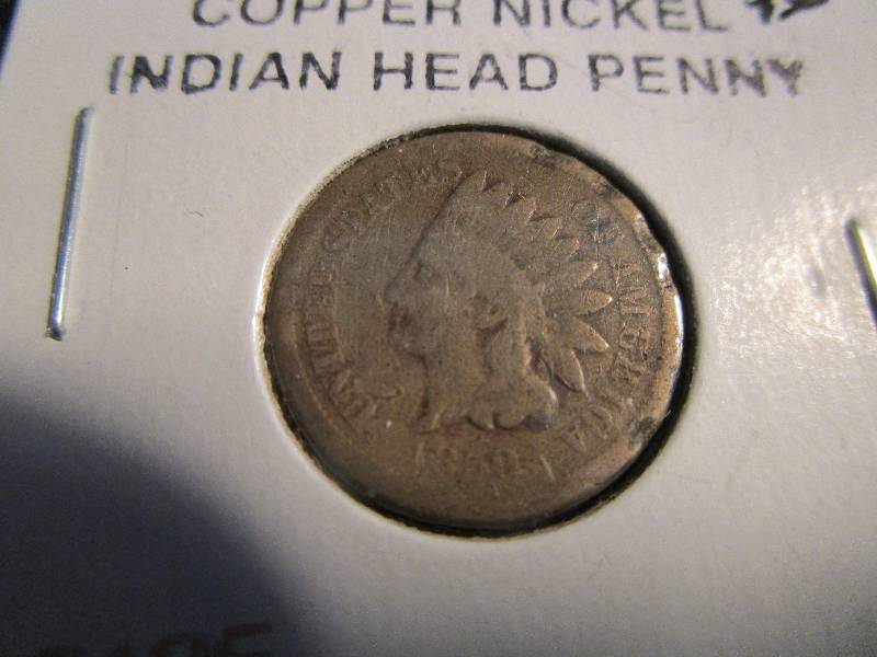 Rare Copper Nickel Indian Head Penny