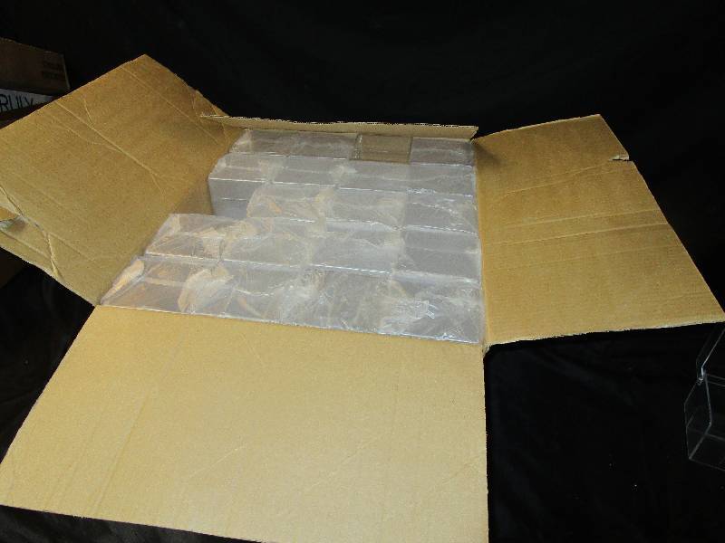 Box Full of Clear Plastic Boxes