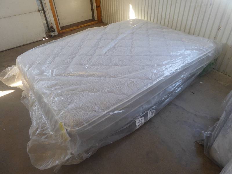 lot 5 image: Brand New Serta Perfect Sleeper Atmore Queen Euro Top Mattress