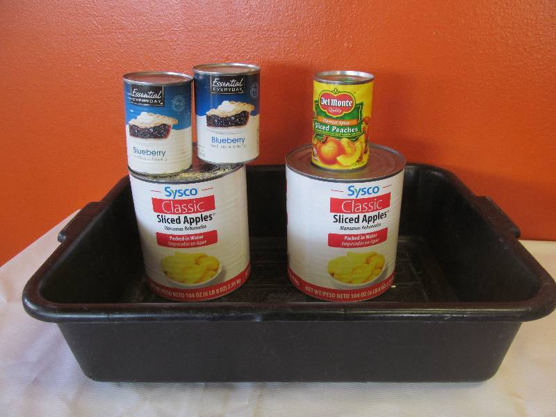 canned fruit