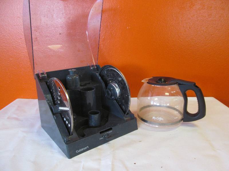 Cuisinart blade attachments, Mr. Coffee glass pot