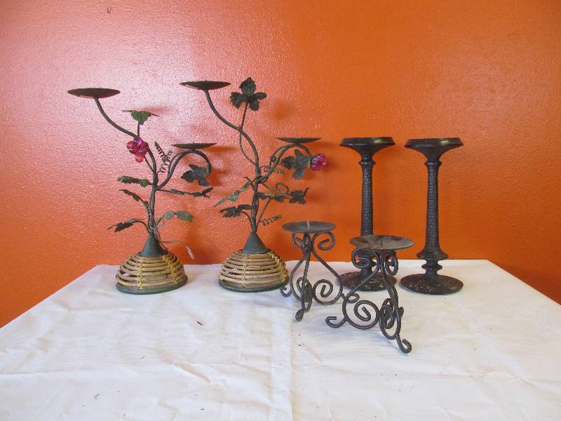 pillar candle holders