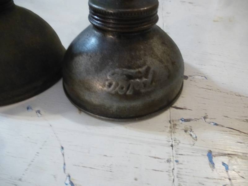 Antique Ford Oil Cans