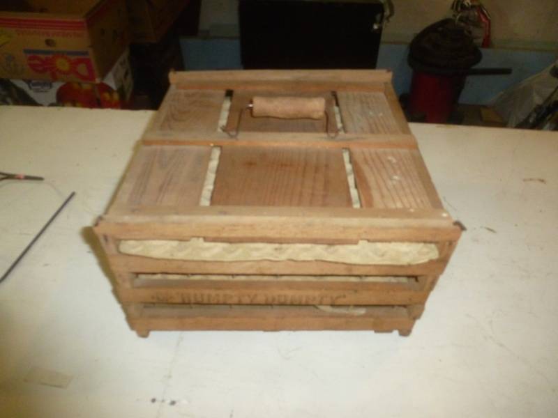Antique Egg Crate