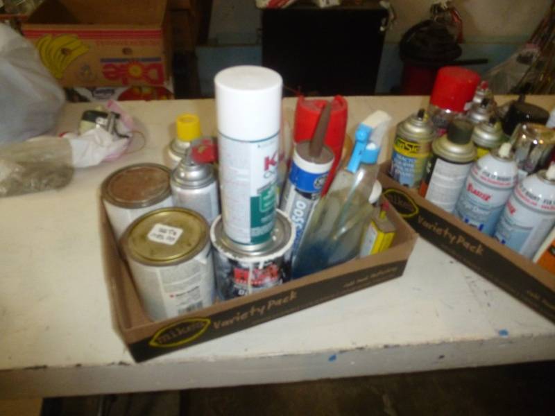 Miscellaneous Spray Paint, Polish, Lubricants