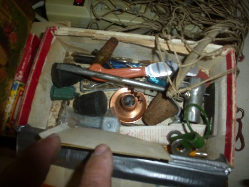 Antique Leather Punch, Cut Off Saw Blades