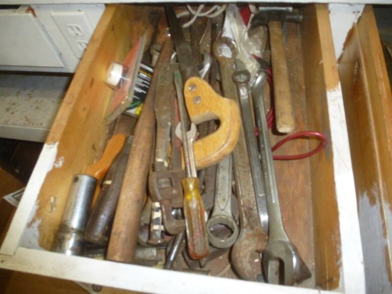 Drawers of Hand Tools