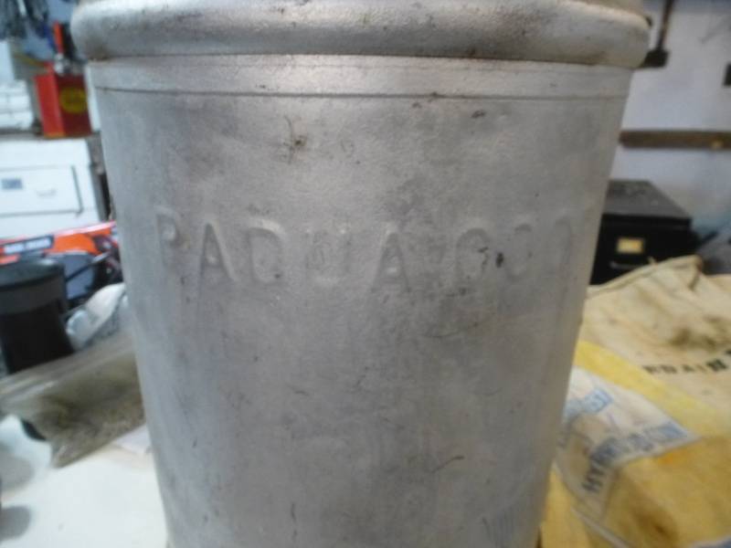 Antique Cream Can & Feed Sacks