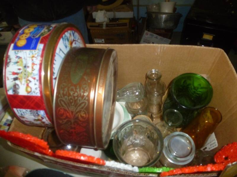 Collector Tin, Antique Flour Sifter & More