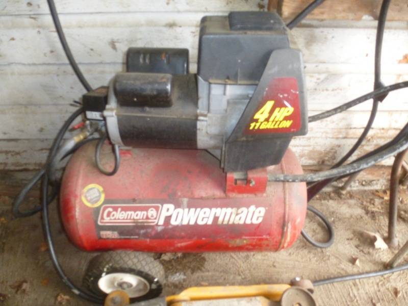 Coleman Air Compressor & Floor Jack