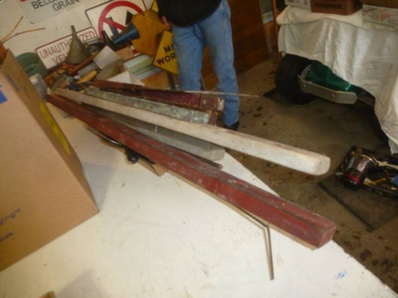 Antique Levels, Saws, Grease Gun & More