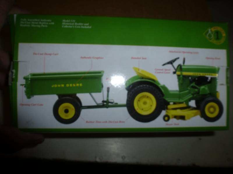 John Deere Moline Plow & JD 110 Tractor Trailer