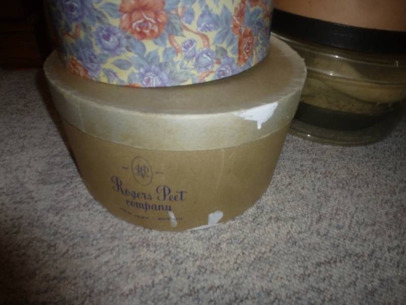 Antique Hat Boxes & Hair Drier
