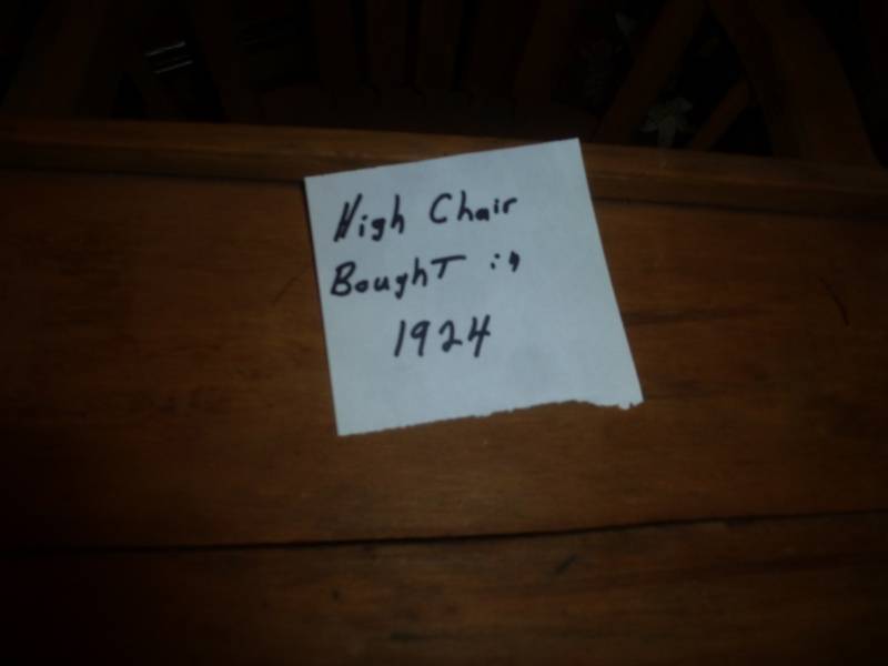 1920s High Chair