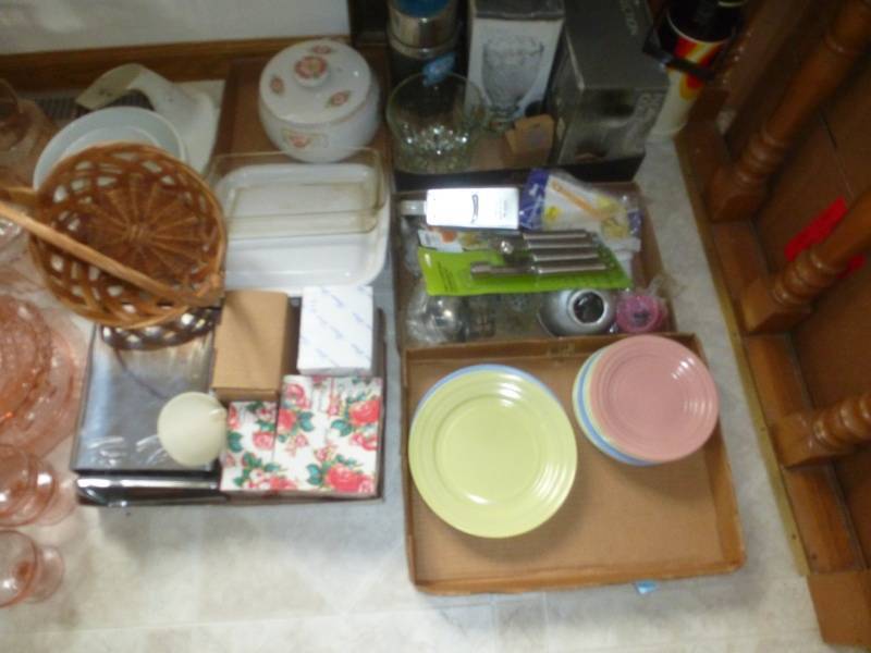 Dishes, Glass Ware, Thermos & more