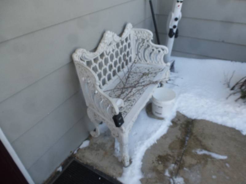 Cast Iron Park Bench