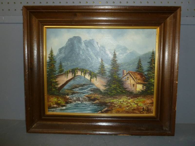 lot 47 image: Original Oil On Canvas
