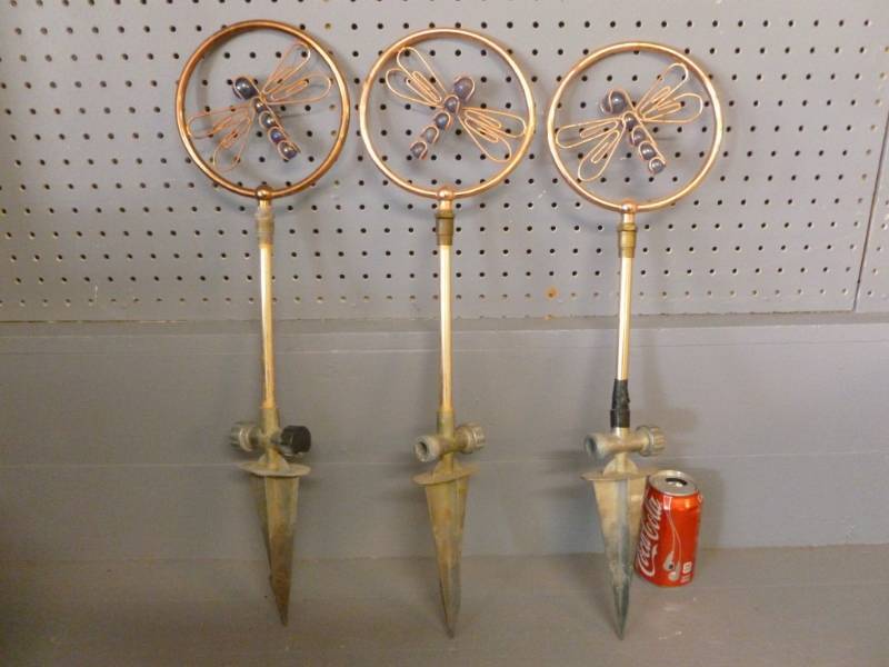 lot 202 image: Copper Lawn Sprinklers