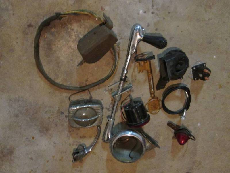Lot of vintage auto parts...