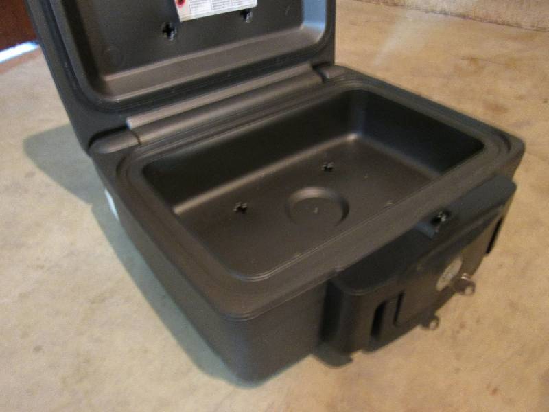Sentry safe with key, water tight...