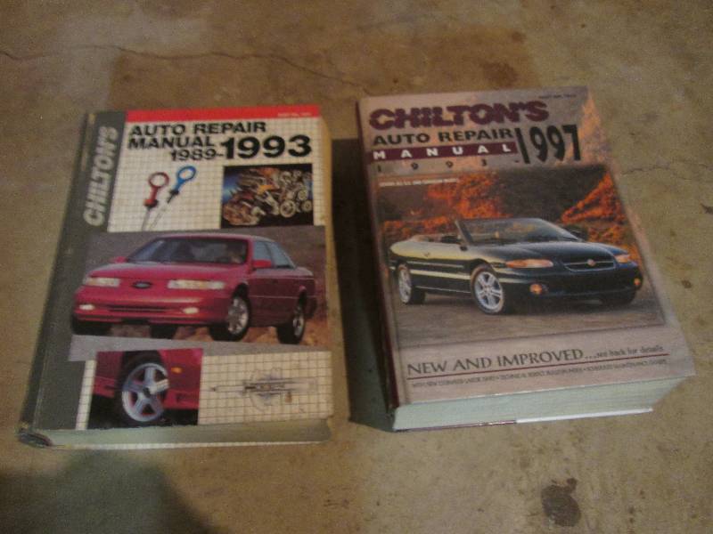 Lot of auto repair manuals...