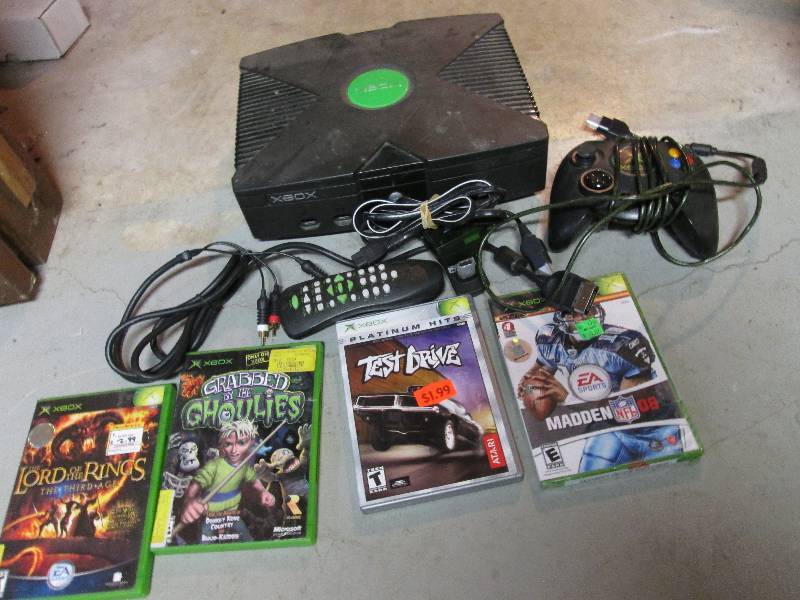 X Box system with games...