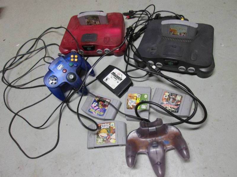 2 Nintendo game systems...