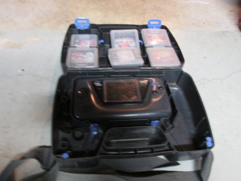 Sega Game gear system with games an...