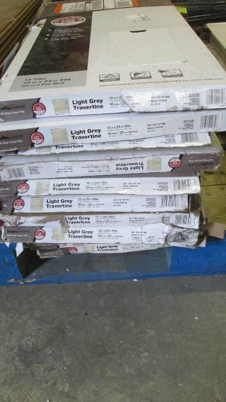lot 4 image: 11 Cases Trafficmaster Light Grey 1...
