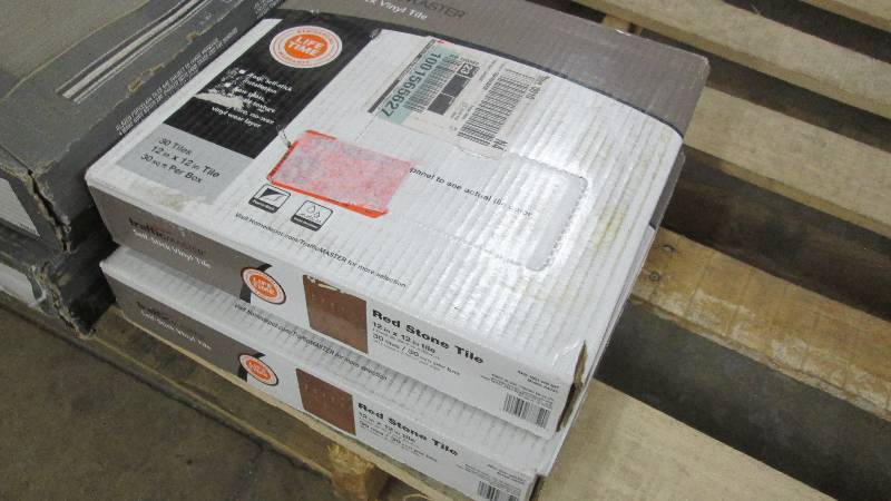 lot 13 image: 2 Cases TrafficMaster Red Stone 12 ...