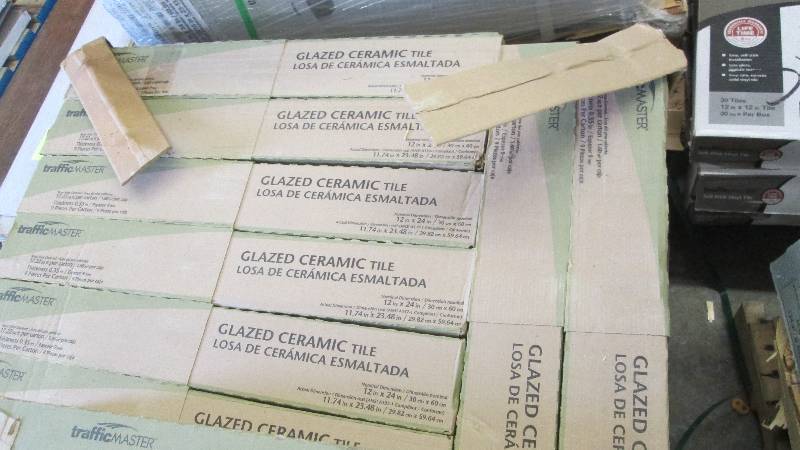lot 16 image: 9 Cases TrafficMaster Glazed Cerami...