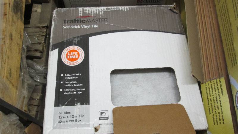 lot 18 image: 2.5 Cases TrafficMaster Travertine ...