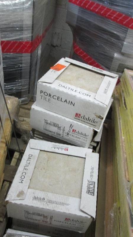 lot 19 image: 6 Cases Daltile Forest Hills Crema ...