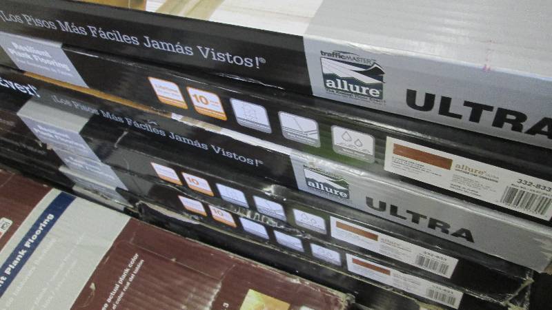 lot 28 image: 12 Cases TrafficMaster Allure Ultra...