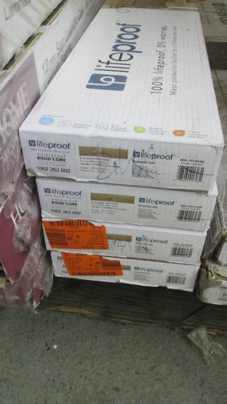 lot 37 image: 4 Cases LifeProof Essential Oak 7.1...