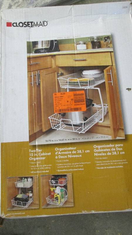 lot 100 image: ClosetMaid 14 in. W 2-Tier Ventilat...
