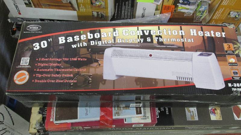 lot 112 image: Optimus H-360330 inch Baseboard Con...