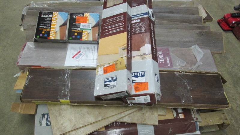 lot 120 image: Pallet of Assorted Flooring...