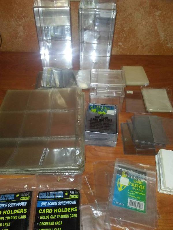 lot 1 image: Plethora of Card Accessories