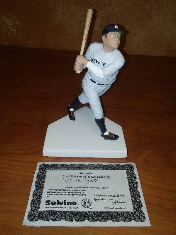 lot 68 image: Babe Ruth 1996 Salvino Statue