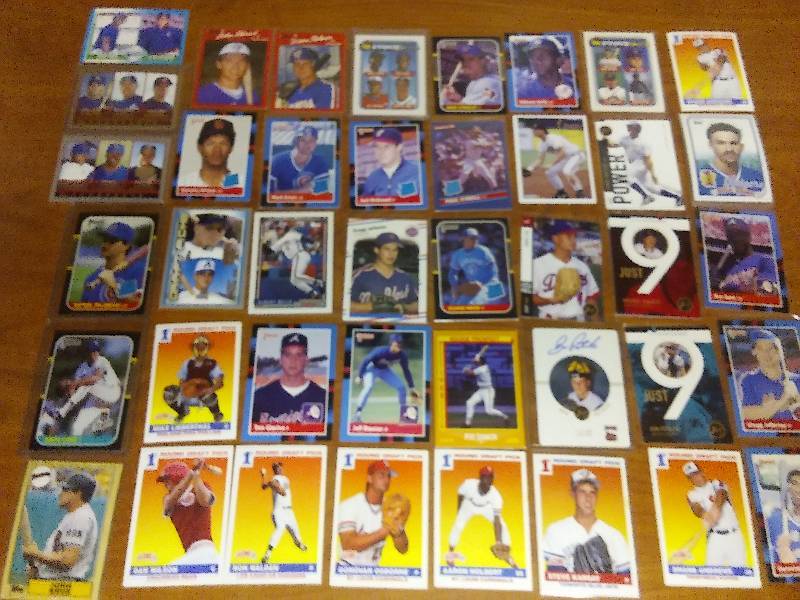 lot 81 image: Rookies, Gant, Berroa, Olerud, ONeill, Belle, Blauser, Bene