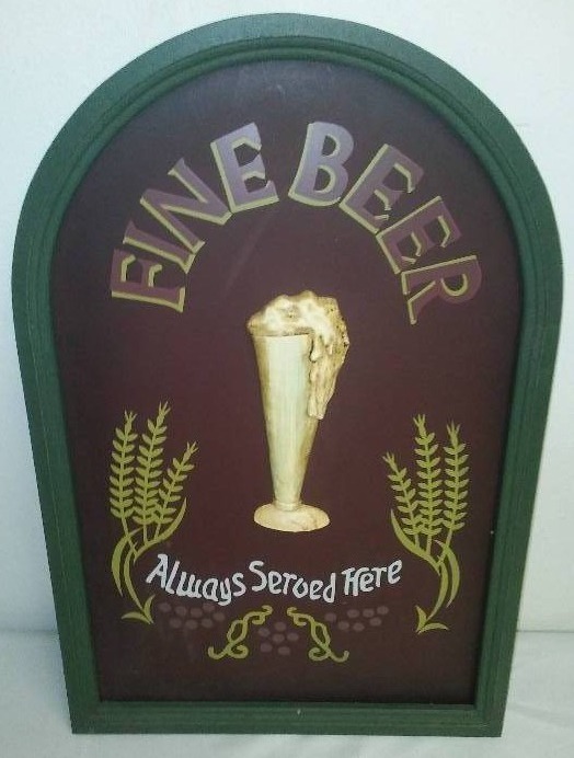 Fine Beer Sign, 24 in.