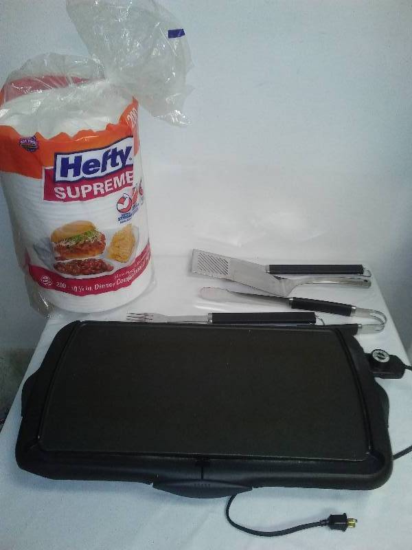 Electric Griddle, Grill Tools and more