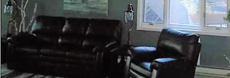 Leather Recliner Chair and sofa recliner, 84 in. sofa