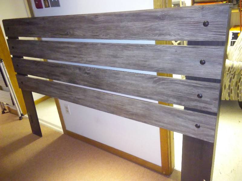 King Headboard and Footboard, 51in H headboard, standard 80 in. wide