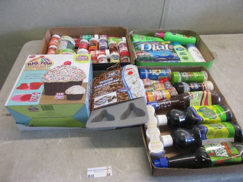 Baking Decorations and supplies and misc soap