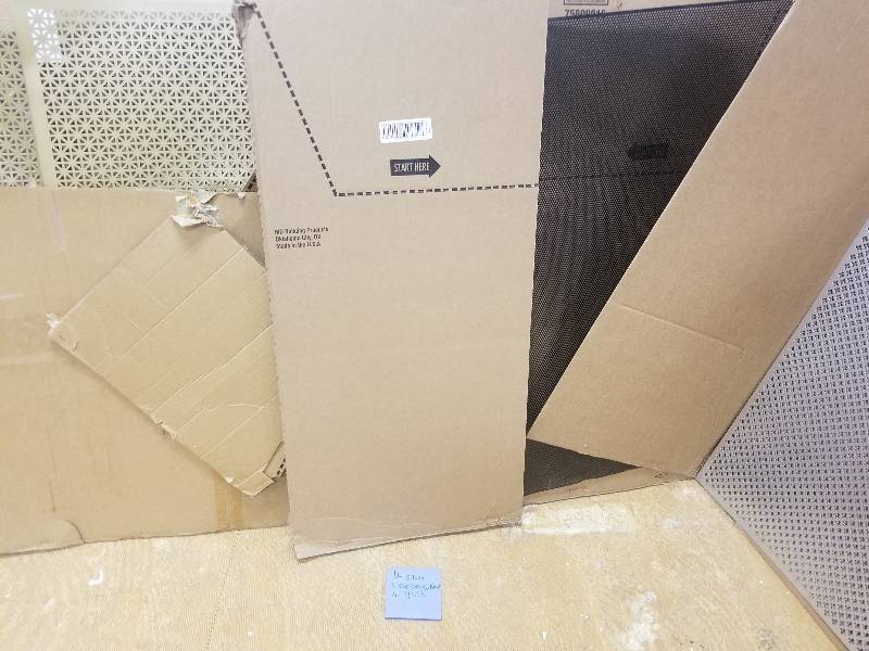 Assorted Decortive Aluminum Sheets not used
