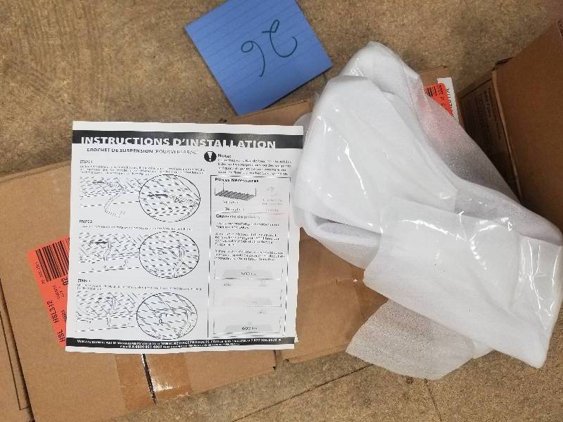 New Age Products VersaRac 2-Pack 7 in. White Steel Multipurpose Hooks - Lot of 4 not used