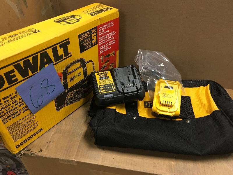DeWalt 20 Volt Max Starter Kit 5.0Ah Battery not used